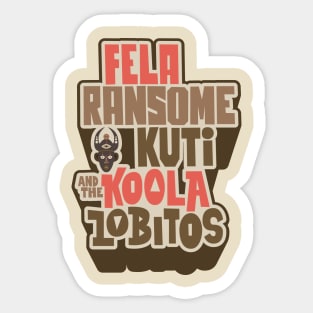 Legendary Afrobeat: Fela Kuti & Koola Lobitos Sticker